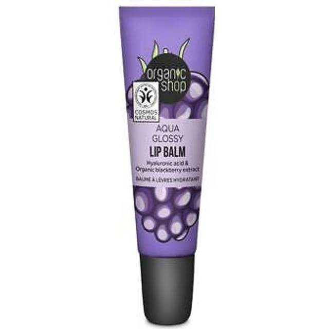 Organic Shop Aqua Glossy Blackberry Lip Balm
