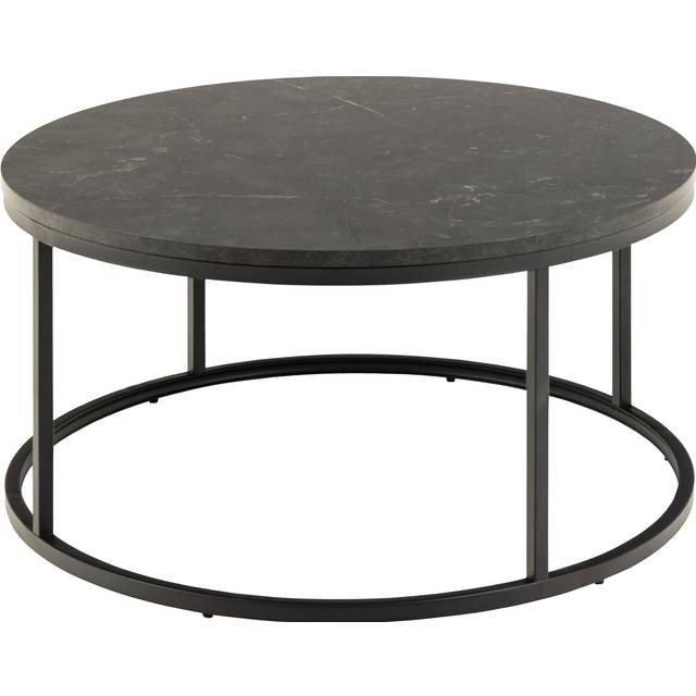 Spiro Coffee Table With Black Marble Top, none