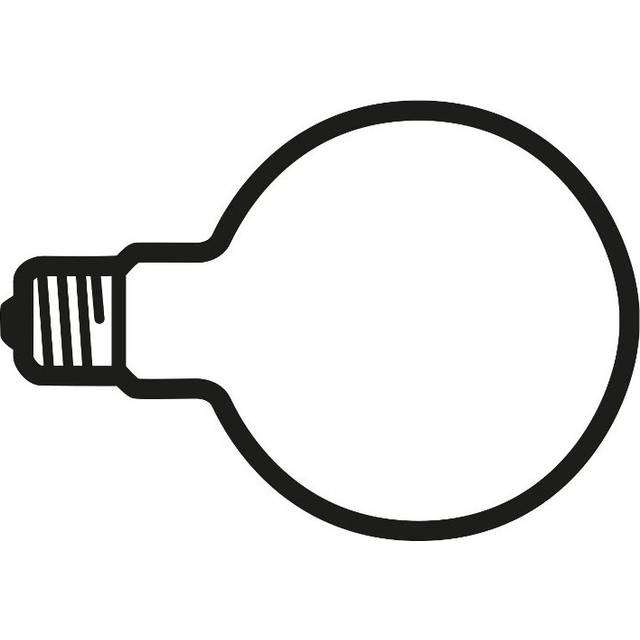 Flos - Lampadina Light Bulb LED E27 2W => 15W - klar, gefrostet/2700K/200lm/2W - frosted (17.5 x 12.5 x 12.5 x &#8960;12.5cm)