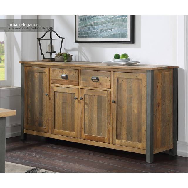 Baumhaus Urban Elegance Reclaimed Extra Large Sideboard, Brown
