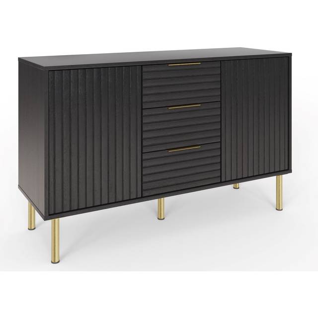 Gfw Nervata Sideboard Black, Black