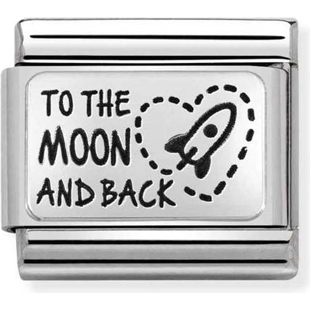 Nomination To The Moon And Back Charm - Silver