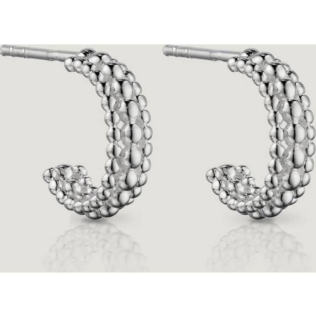 Multi Bead 3/4 Hoop Earrings E6010