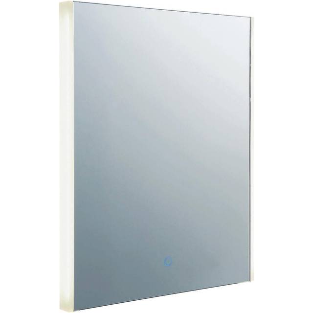 Wall Light IP44 Mirrored Glass & Silver Paint 17W LED Bulb Included