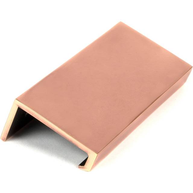 Plain Finger Pull - Polished Bronze
