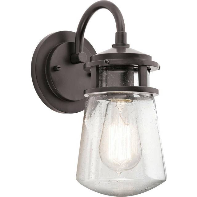 Outdoor IP44 Wall Light Architectural Bronze LED E27 75W