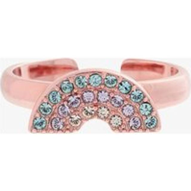 Olivia Burton Rainbow Rose Gold Ring