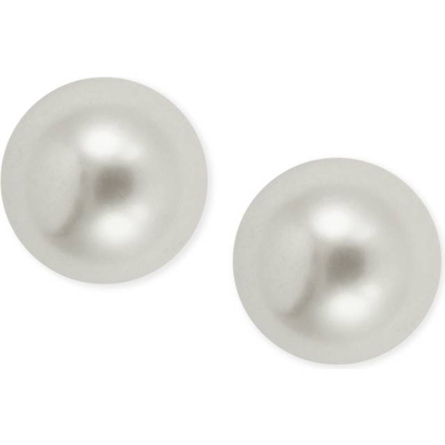 Anne Klein Women's 10MM Pearl Stud Earrings in Gold Tone size 0.24"