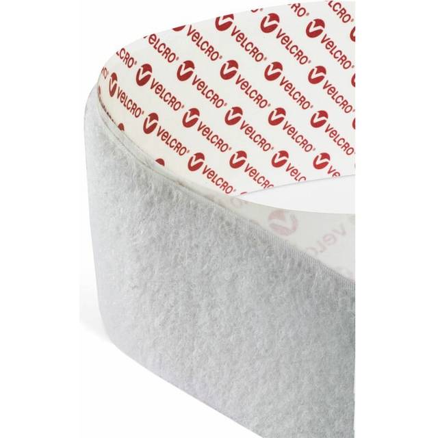 (50mm, 2m) VELCROÂ® Brand Tape Self Adhesive PS14 White