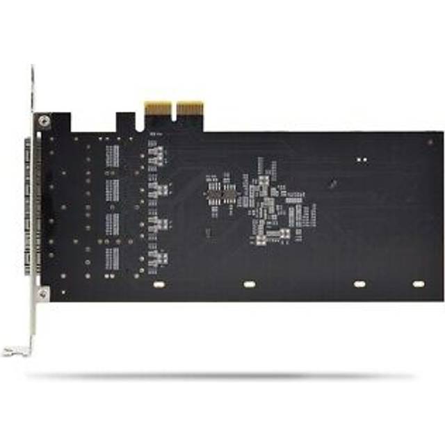 StarTech.com 4-Port GbE SFP Network Card PCIe 2.0 x2 (x4 x8 x16 Compatible) Intel I350-AM4 4x 1GbE Controller 1000BASE Copper/Fiber Optic Desktop/Server Quad-Port Gigabit Ethernet NIC - Windows & Linux