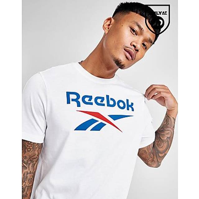 Reebok Mens Training Identity Big Logo T-Shirt - White, White, Size S, Men