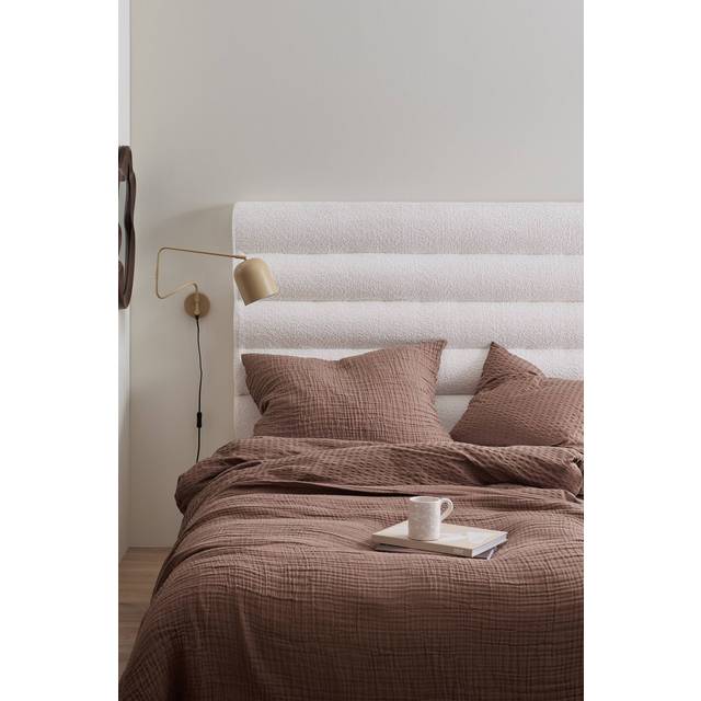 Ellos Home - Sänggavel Bubble Bouclé - Vit