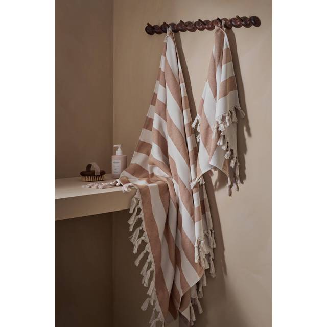 Ellos Home - Badhandduk Hilda 90x180 cm - Brun