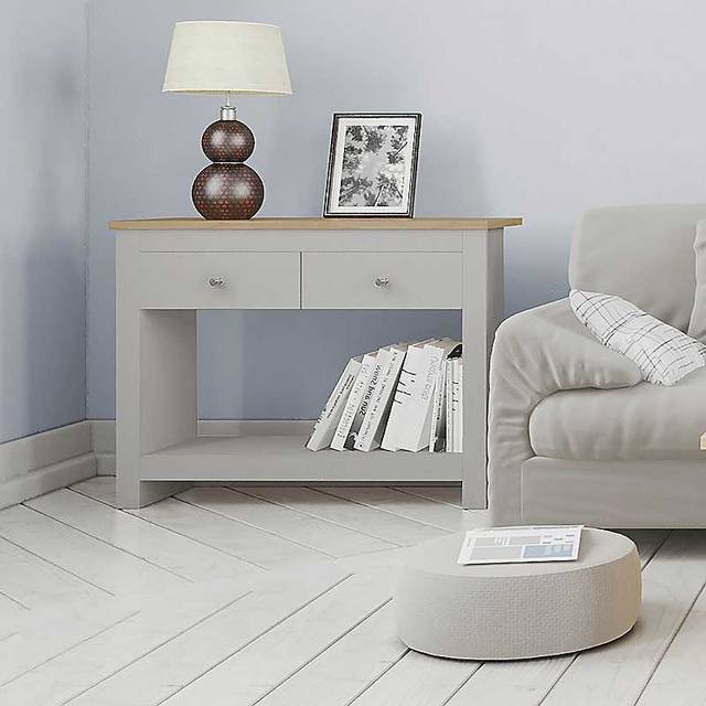 Dorel Loft24 Emerald Console Table Greyoak, Grey