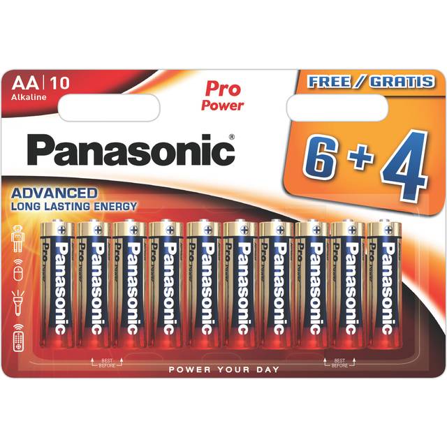 Panasonic Pro Power AA Batterier 10 st. Blisterförpackning