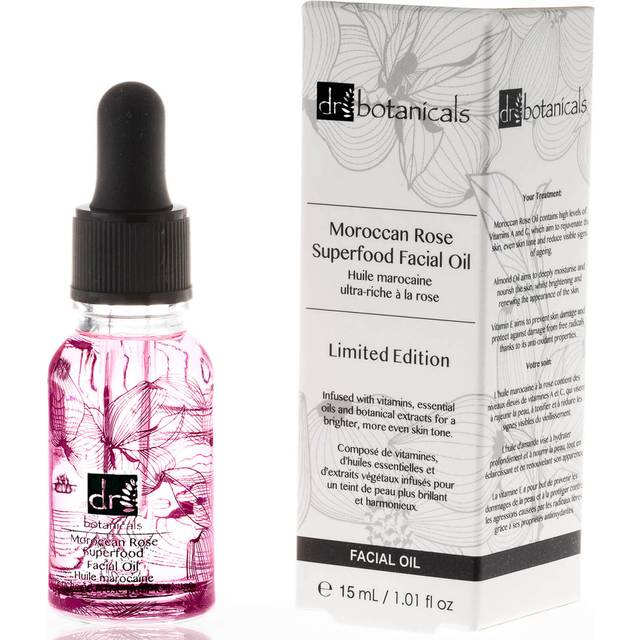 Dr Botanicals 1.01Oz Limited Edition Moroccan Rose Infused Facial Oil