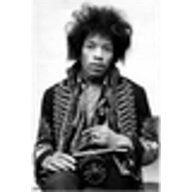 Malerifabrikken - Poster Jimi Hendrix - Svart
