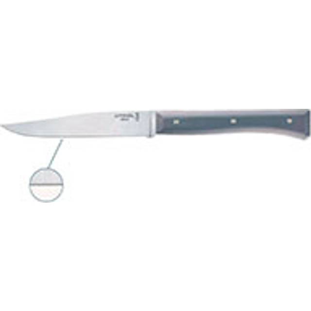 Opinel Set of 4 Facette Slate Micro Serrated Steak Knives - can be Engraved or Personalised