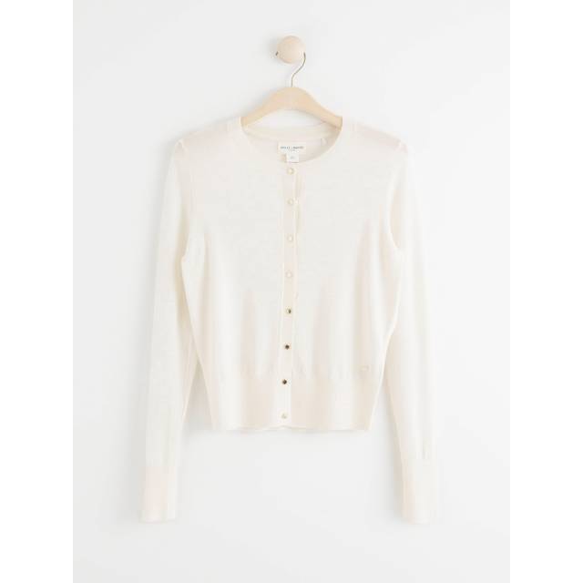 Fine-knit cardigan