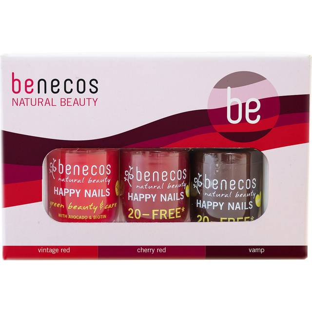Benecos Klassisk Neglelaksæt - Rød 5ml