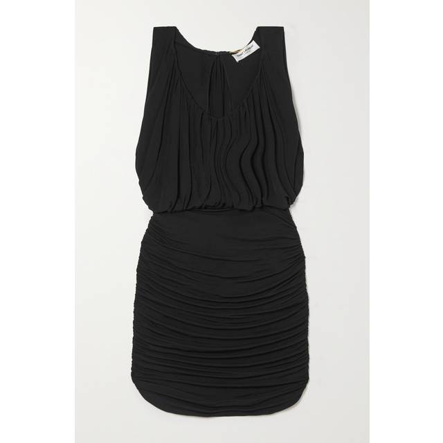 Saint Laurent, Short Dresses, female, Black, M, Saint Laurent Dresses Black