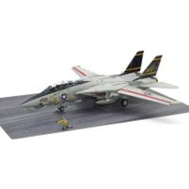 1:48 Gruman F-14A Tomcat with Carrier Launch model kit by Tamiya