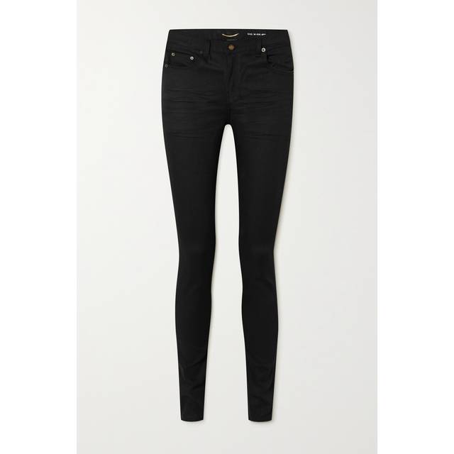 Saint Laurent, Skinny Jeans, female, Black, W27, Regular Fit Jeans