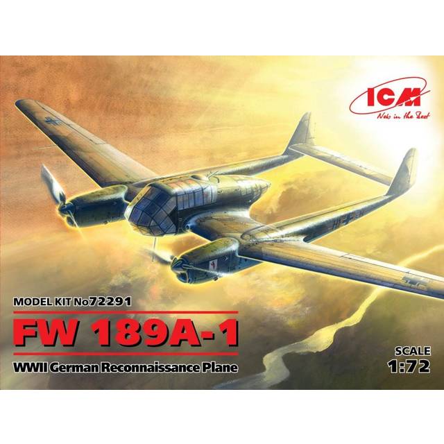 ICM72291 - ICM 1:72 - FW 189A-1, WWII German Reconnaissance Plane
