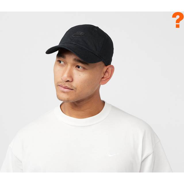 Cap Nike Club Unstructured Futura Wash Cap Black/ Black S/M (S/M)