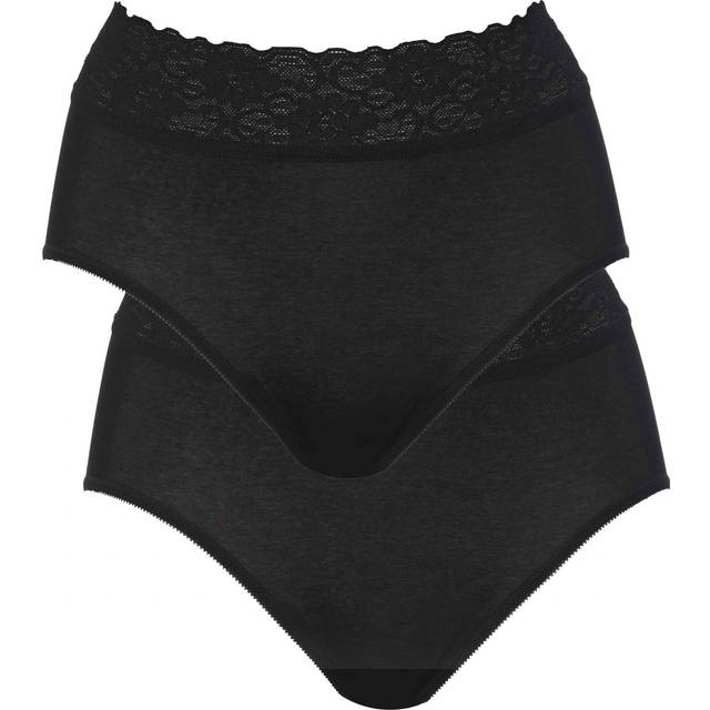 Calida - Maxitrosor Lycra Spitze Panty 2-pack - Svart