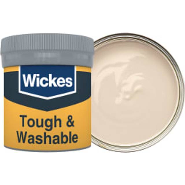 Wickes Tough & Washable Matt Emulsion Paint Tester Pot - Calico No.410 - 50ml