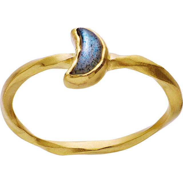 Maanesten Doris Ring 18 kt. Guldpläterad Silver 4810a-47 (ring) - Dam - Blue/Gold (47)