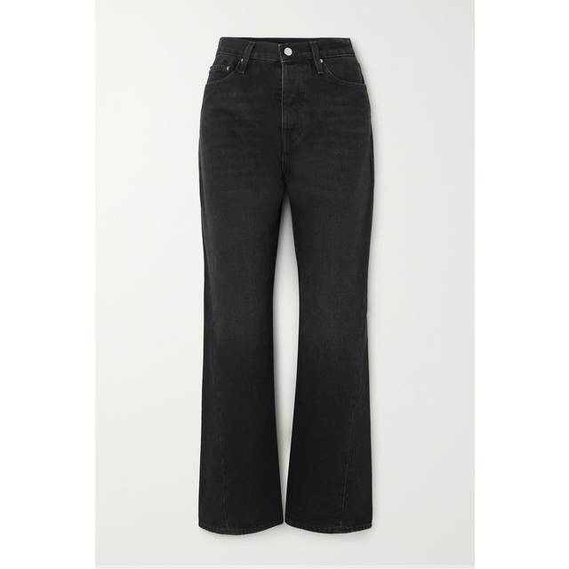 TOTEME - + Net Sustain Twisted Seam High-rise Straight-leg Organic Jeans - Black - 29