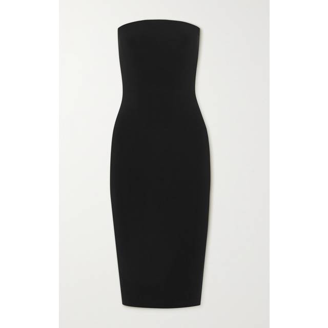 Norma Kamali - Strapless Stretch-jersey Dress - Black - large