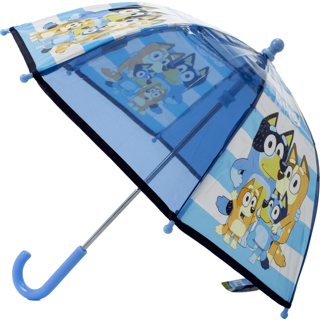 Bluey childrens character folding umbrella kids boys dog blue