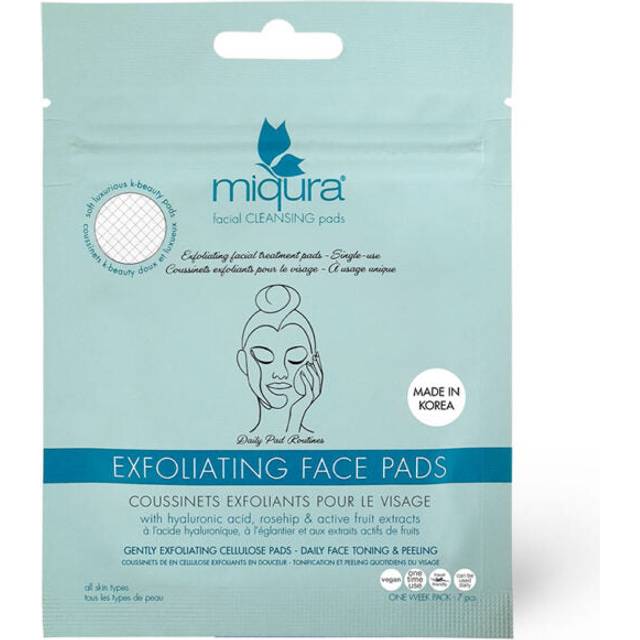 Miqura Exfoliating Facial Pads 7 Pieces