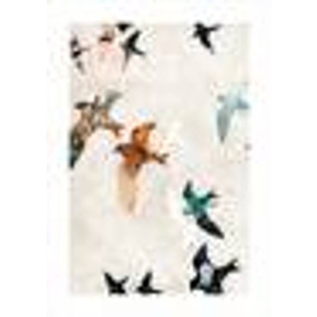 Malerifabrikken - Poster Abstract Birds 1 - Beige