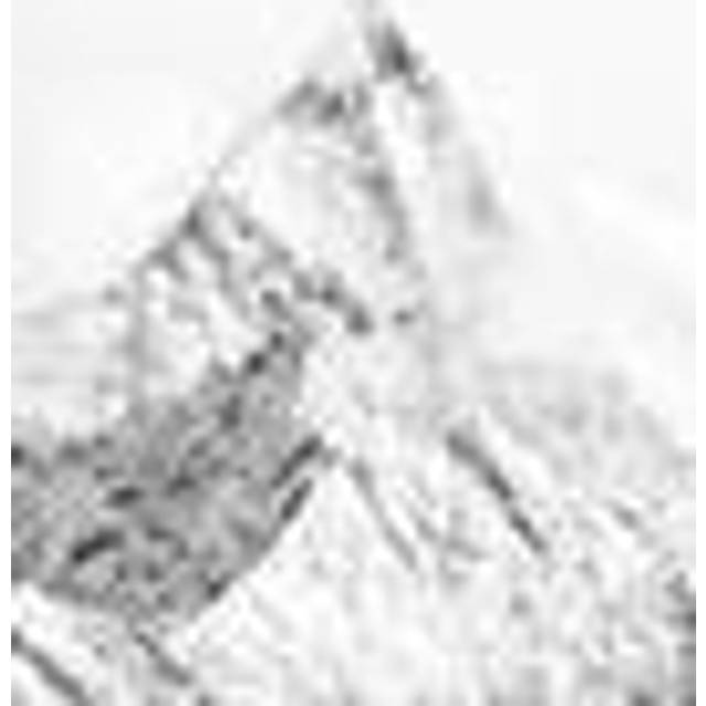 Malerifabrikken - Poster Mountain top white - Vit