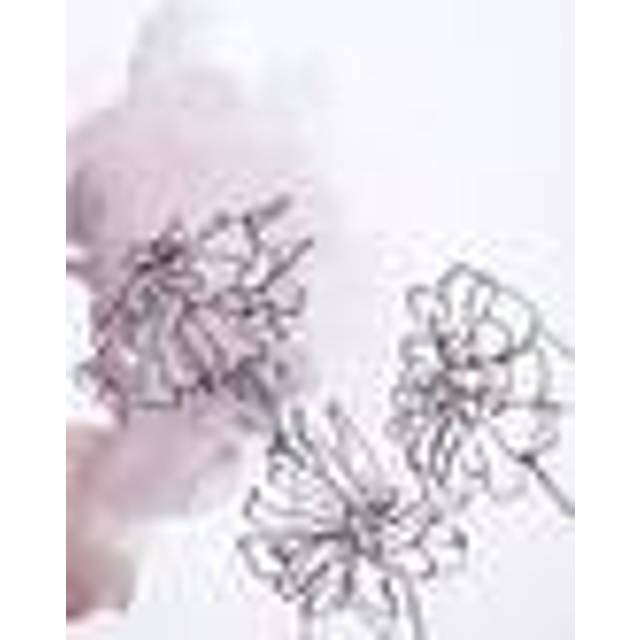 Malerifabrikken - Poster Soft Flower 2 - Vit
