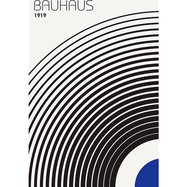 Malerifabrikken - Poster Bauhaus 4 - Blå