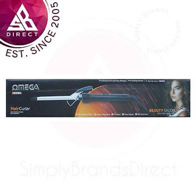 Omega CT-310 Hair Curler Slim Tong Ceramic Coating Barrel Size 10mm