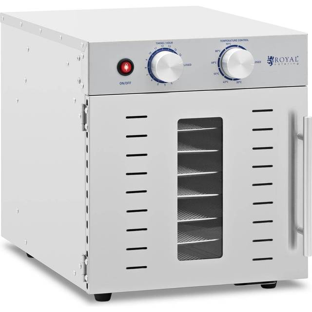 Royal Catering - Food Dehydrator Fruit Dryer Dehydrator Fruit 800 w 8 Shelves