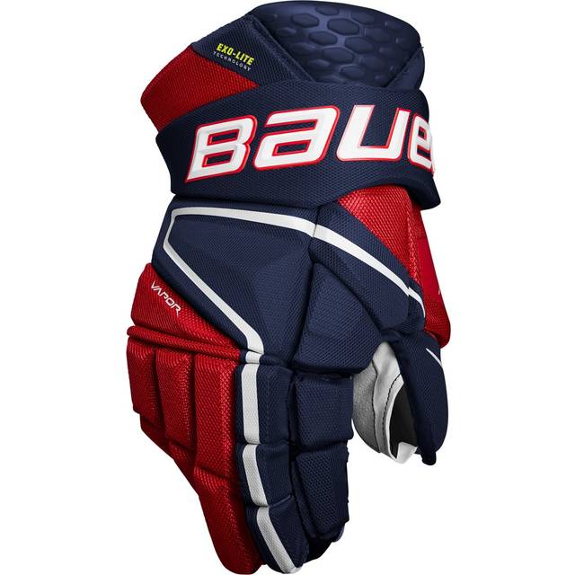 Vapor Hyperlite INT hockeyhandskar, Navy/Röd/Vit, Unisex, 12