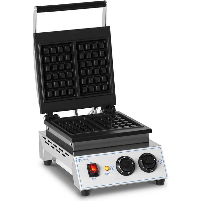 Royal Catering - Waffle Maker Belgian Waffles Waffle Iron Square 1,500 w