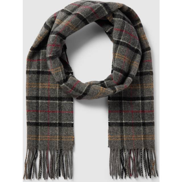 Men's Barbour Tartan Lambswool Scarf - Modern - modern