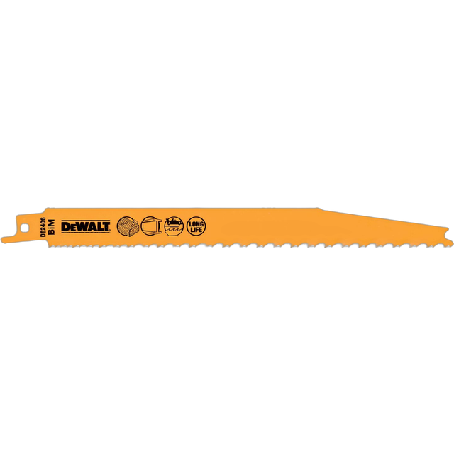 DeWalt S3456XF Progressor Wood and Nails Reciprocating Sabre Saw Blades 203mm Pack of 5