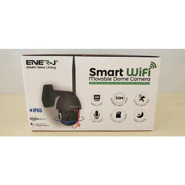 ENERJ Smart WiFi Dome Outdoor IP Camera, IP65 - SHA5295