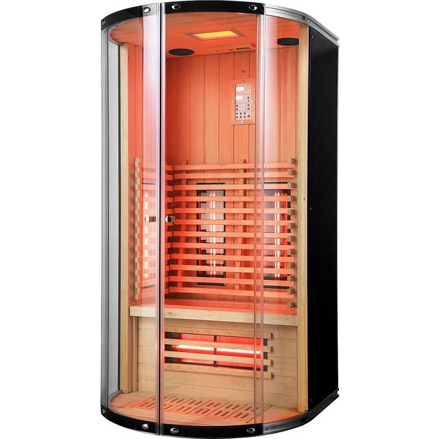 Infraröd Bastu Fir 200 cm Brun - Metalcraft Basturum