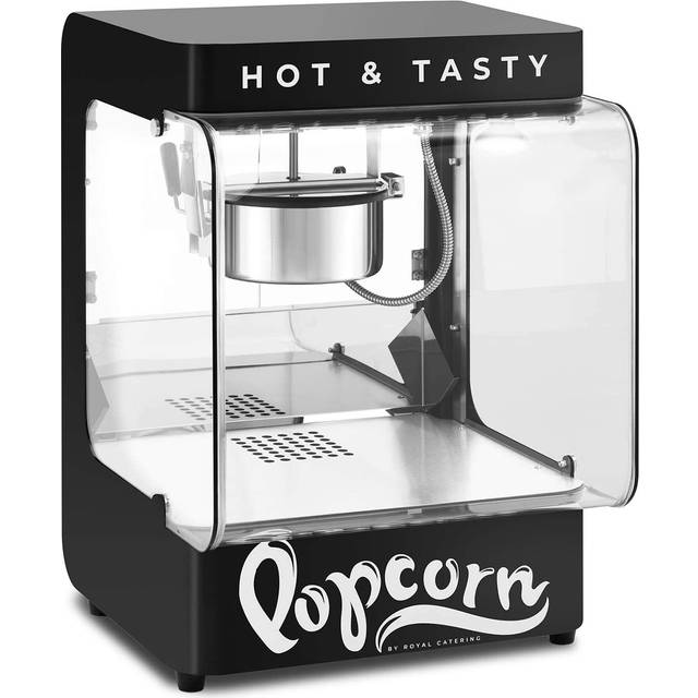 Professional Popcorn Machine - Modern Design - 4-5 kg/h - 1.2 l - black - Royal Catering. RCPS-ND01
