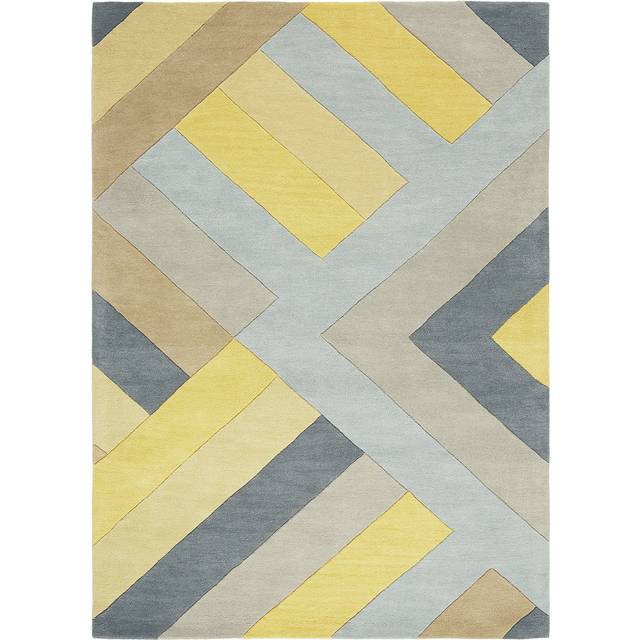 Asiatic Reef Rug 120X170Cm Rf02 Big Zig Ochre Grey, Grey